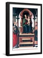 Madonna and Child with Saints, C1470-1523-Perugino-Framed Giclee Print