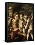 Madonna and Child with Saints, Ca. 1524-Parmigianino-Framed Stretched Canvas