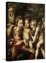 Madonna and Child with Saints, Ca. 1524-Parmigianino-Stretched Canvas