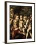 Madonna and Child with Saints, Ca. 1524-Parmigianino-Framed Giclee Print