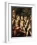 Madonna and Child with Saints, Ca. 1524-Parmigianino-Framed Giclee Print