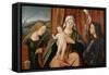 Madonna and Child with Saints Catherine of Alexandria and Either George or Liberale-Vittore Carpaccio-Framed Stretched Canvas