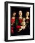 Madonna and Child with Saints Catherine of Alexandria and John the Baptist-Perugino-Framed Giclee Print