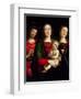 Madonna and Child with Saints Catherine of Alexandria and John the Baptist-Perugino-Framed Giclee Print