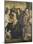Madonna and Child with Saints Francis and Quirino, 1505-Antonio Allegri-Mounted Giclee Print