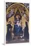 Madonna and Child with Saints in Cathedral of Alba, Italy, 15th-16th Century-null-Framed Giclee Print