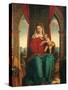 Madonna and Child with Saints James of Galicia and Helena-Niccol Bartolomeo-Stretched Canvas