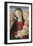 Madonna and Child with Saints Jerome and Mary Magdalene,-Neroccio Di Landi-Framed Art Print