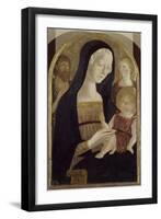 Madonna and Child with Saints John the Baptist and Mary Magdalene-null-Framed Giclee Print