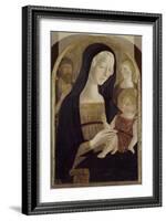 Madonna and Child with Saints John the Baptist and Mary Magdalene-null-Framed Giclee Print