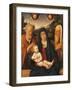 Madonna and Child with Saints Joseph and Simeon by Andrea Solario-null-Framed Giclee Print