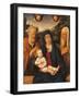 Madonna and Child with Saints Joseph and Simeon by Andrea Solario-null-Framed Giclee Print