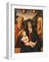 Madonna and Child with Saints Joseph and Simeon by Andrea Solario-null-Framed Giclee Print