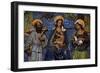 Madonna and Child with Saints, Majolica Enamel-null-Framed Giclee Print