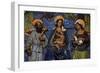 Madonna and Child with Saints, Majolica Enamel-null-Framed Giclee Print