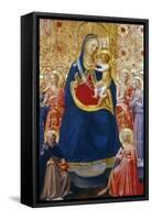 Madonna and Child with Saints, Mid 15th Century-Fra Angelico-Framed Stretched Canvas