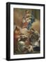 Madonna and Child with Saints Nicholas and John of Nepomuk-Jacopo Marieschi-Framed Giclee Print