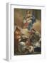 Madonna and Child with Saints Nicholas and John of Nepomuk-Jacopo Marieschi-Framed Giclee Print