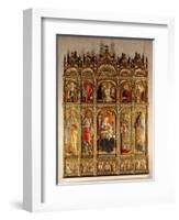 Madonna and Child with Saints, Polyptych, 1473-Carlo Crivelli-Framed Giclee Print