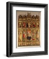 Madonna and Child with Saints, Polyptych, 1473-Carlo Crivelli-Framed Giclee Print