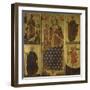 Madonna and Child with Saints-Paolo Veneziano-Framed Art Print