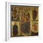 Madonna and Child with Saints-Paolo Veneziano-Framed Art Print