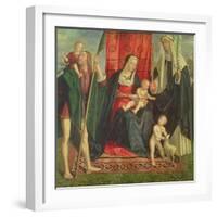 Madonna and Child with Saints-Galeazzo Campi-Framed Giclee Print