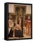 Madonna and Child with Saints-null-Framed Stretched Canvas