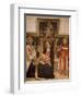 Madonna and Child with Saints-null-Framed Giclee Print