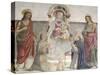 Madonna and Child with Saints-null-Stretched Canvas