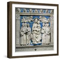 Madonna and Child with Saints-null-Framed Giclee Print