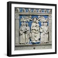 Madonna and Child with Saints-null-Framed Giclee Print