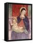 Madonna and Child with Saints-null-Framed Stretched Canvas