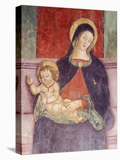 Madonna and Child with Saints-null-Stretched Canvas