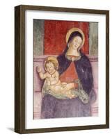 Madonna and Child with Saints-null-Framed Giclee Print