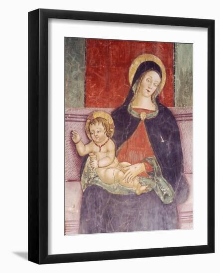 Madonna and Child with Saints-null-Framed Giclee Print