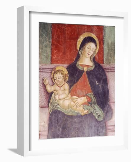 Madonna and Child with Saints-null-Framed Giclee Print