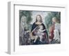 Madonna and Child with Saints-Bernardino Luini-Framed Giclee Print