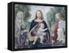 Madonna and Child with Saints-Bernardino Luini-Framed Stretched Canvas