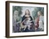 Madonna and Child with Saints-Bernardino Luini-Framed Giclee Print