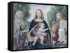 Madonna and Child with Saints-Bernardino Luini-Framed Stretched Canvas