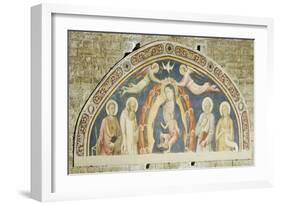 Madonna and Child with Saints-Andrea Di Cione-Framed Giclee Print