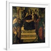 Madonna and Child with Saints-Mariano Riccio-Framed Giclee Print