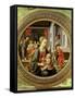 Madonna and Child with Scenes from the Life of the Virgin, 1452-Fra Filippo Lippi-Framed Stretched Canvas