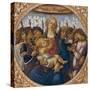 Madonna and Child with Singing Angels, C.1477-Sandro Botticelli-Stretched Canvas