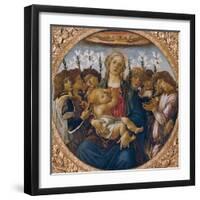 Madonna and Child with Singing Angels, C.1477-Sandro Botticelli-Framed Giclee Print
