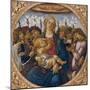 Madonna and Child with Singing Angels, C.1477-Sandro Botticelli-Mounted Giclee Print