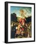 Madonna and Child with Ss. Domenic, Barbara, Catherine and Others-Giovanni de Busi Cariani-Framed Giclee Print