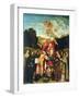 Madonna and Child with Ss. Domenic, Barbara, Catherine and Others-Giovanni de Busi Cariani-Framed Giclee Print