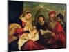 Madonna and Child with Ss. Stephen, Jerome and Maurice-Titian (Tiziano Vecelli)-Mounted Giclee Print